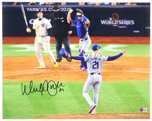 Walker buehler signed auto - walker,