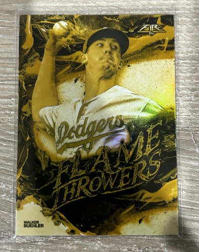 Walker buehler 2020 topps - walker, fire